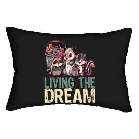 Living The Dream - Cute Anime Kawaii Japanese Love Lumbar Pillows