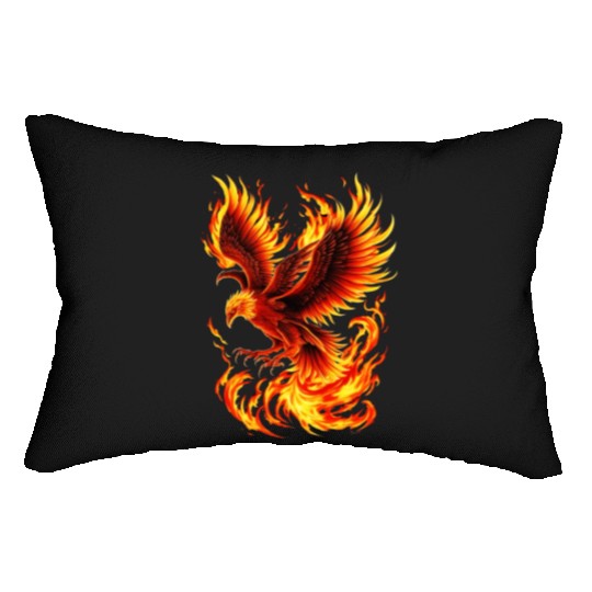 Phoenix Bird Lumbar Pillows