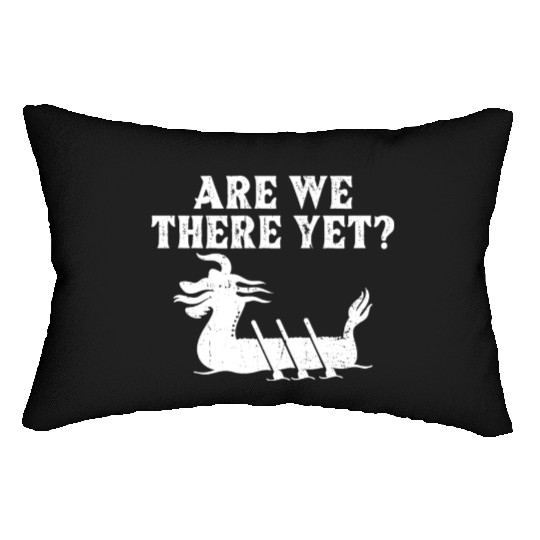 Funny Dragon Boat Racing Paddle Lumbar Pillows