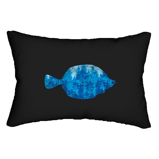 Nature lover sea creature gift fish Lumbar Pillows