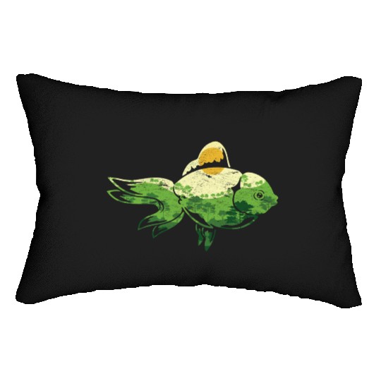 Forest Nature Landscape Fishing Gift Cute Fish Lumbar Pillows