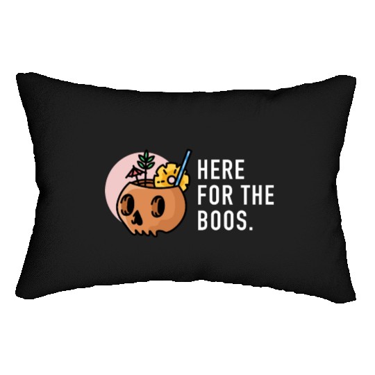 halloween 2 white Lumbar Pillows
