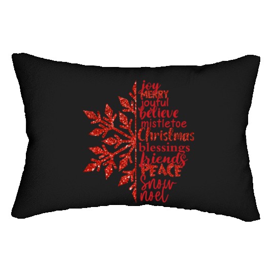 Queen My students are merry and bright sublimation Lumbar Pillows