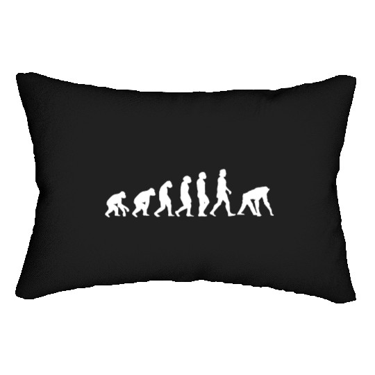 Monkey white evolution animals chimpanzee Lumbar Pillows