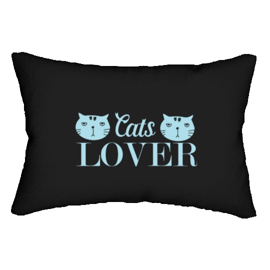 Cats Lover Design For Cat Owner Lumbar Pillows