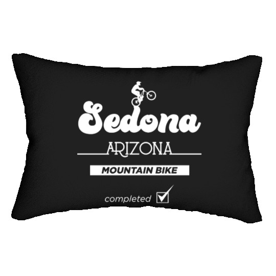 Sedona Arizonna Mountain Biking Lumbar Pillows