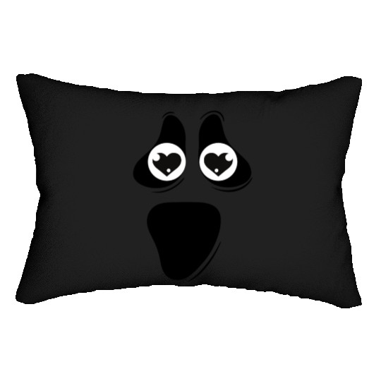 Cute Inlove Ghost Face Lumbar Pillows