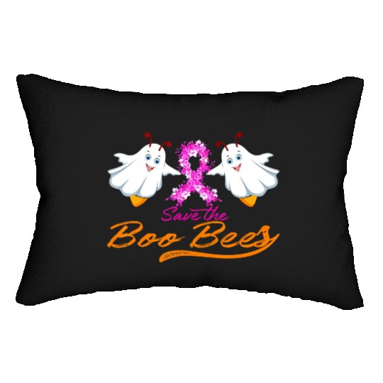 Fun Boobs Save The Boo Bees Breast Cancer Lumbar Pillows