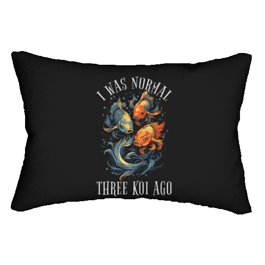 Koi Fish Koi Carp Japanese Koi Garden-Pond funny Lumbar Pillows