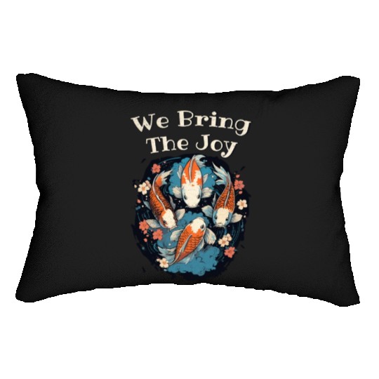 Koi Fish Koi Carp Japanese Koi Garden-Pond funny Lumbar Pillows