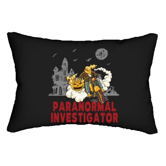 Ghost Hunting Paranormal Investigator Lumbar Pillows