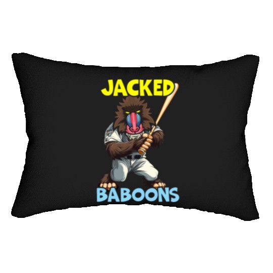 Baboon Monkey Lover Wildlife Animal Zookeeper Lumbar Pillows