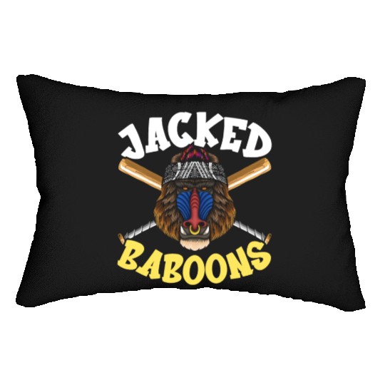 Baboon Monkey Lover Wildlife Animal Zookeeper Lumbar Pillows