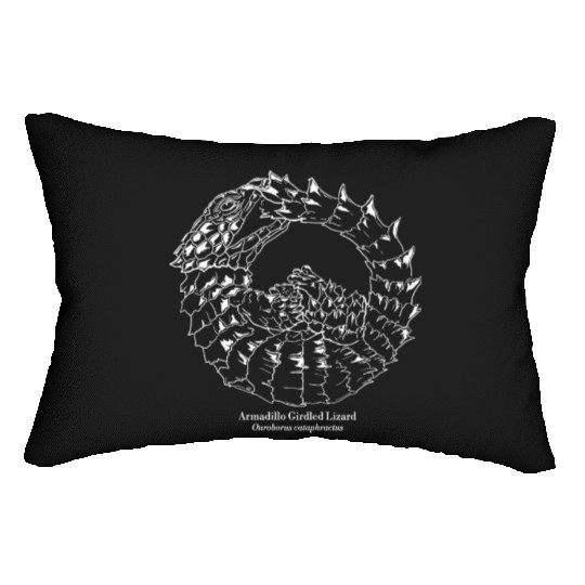 Ouroborus cataphractus Armadillo Girdled Lizard Lumbar Pillows
