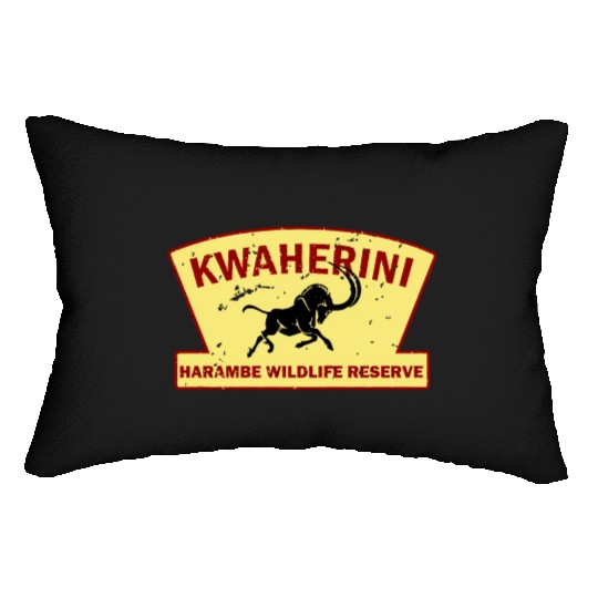 Kwaherini Harambe Wildlife Reserve Lumbar Pillows