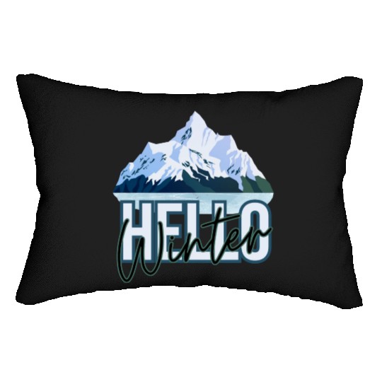 Hello Winter Lumbar Pillows