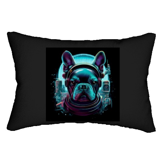 Fantasy Frenchie Bull Dog Lumbar Pillows