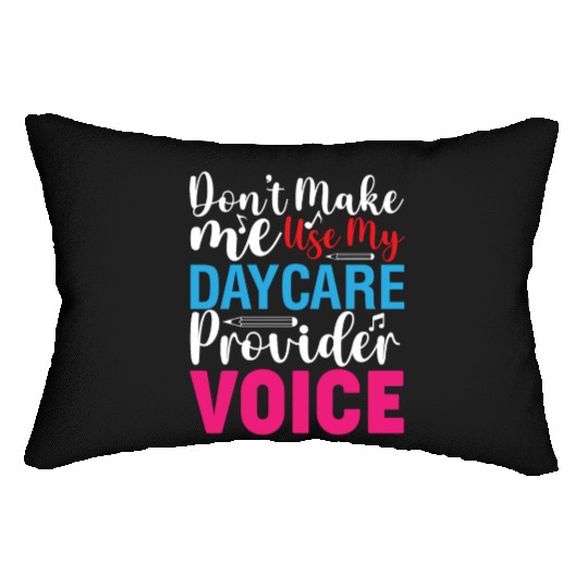 Daycare Provider Childcare Pre-k Teacher Appreciat Lumbar Pillows