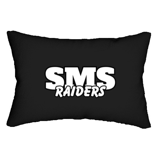 SMS Raider spirit wear and game day wear Lumbar Pillows