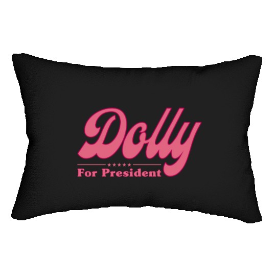 Dolly Parton For President Election Lumbar Pillows