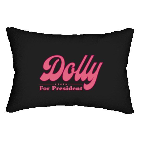 Dolly Parton For President Election Lumbar Pillows