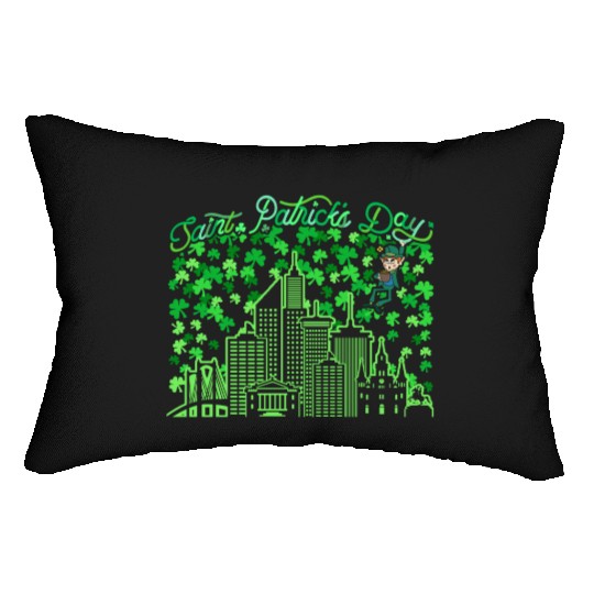 Saint Patrick's Day New Orleans Louisiana Lumbar Pillows