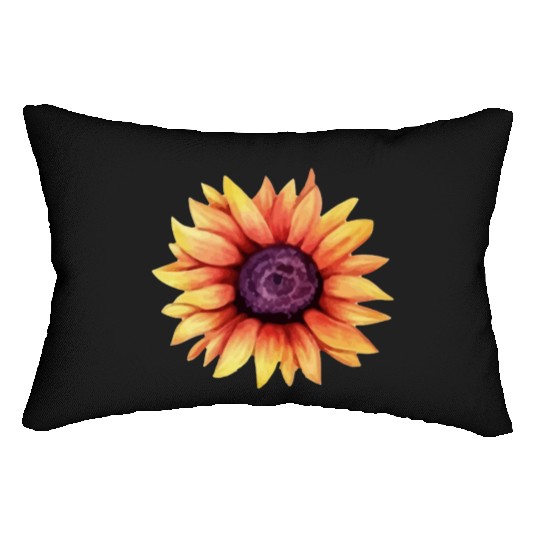 Sunflower Women's Fall Lumbar Pillows