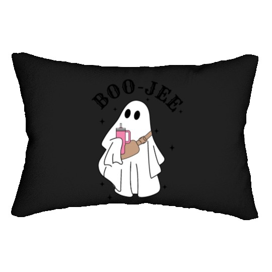 Boo Jee Stanley Tumbler Inspired Ghost Lumbar Pillows