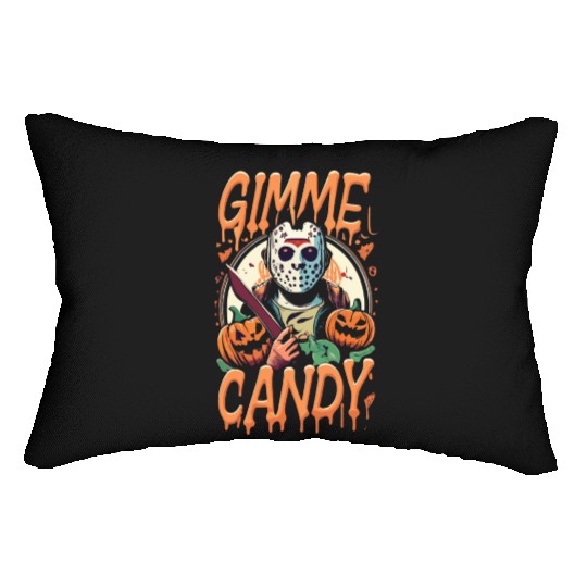 Halloween Gimme Candy Trick or Treat Lumbar Pillows