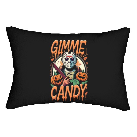 Halloween Gimme Candy Trick or Treat Lumbar Pillows