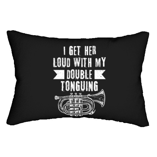 Mellophonist Musical Instrument Orchestra Lumbar Pillows