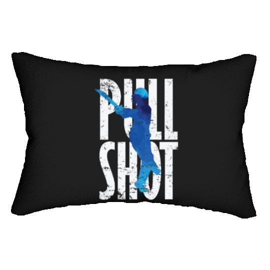 Cricket Pull Shot Sports Moment Lumbar Pillows