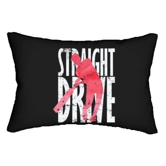 Straight Drive Cricket Lumbar Pillows