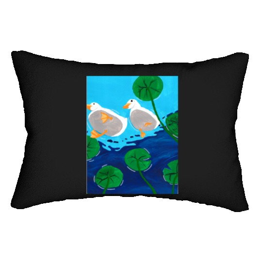 Duck Pond Lumbar Pillows