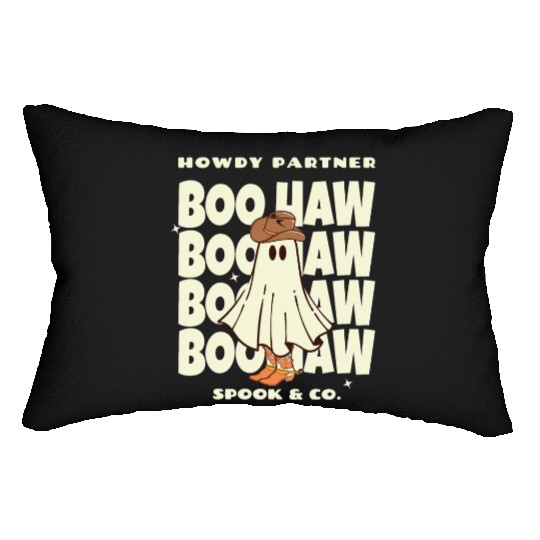 Howdy Partner Boo Haw Spook & Co. Lumbar Pillows