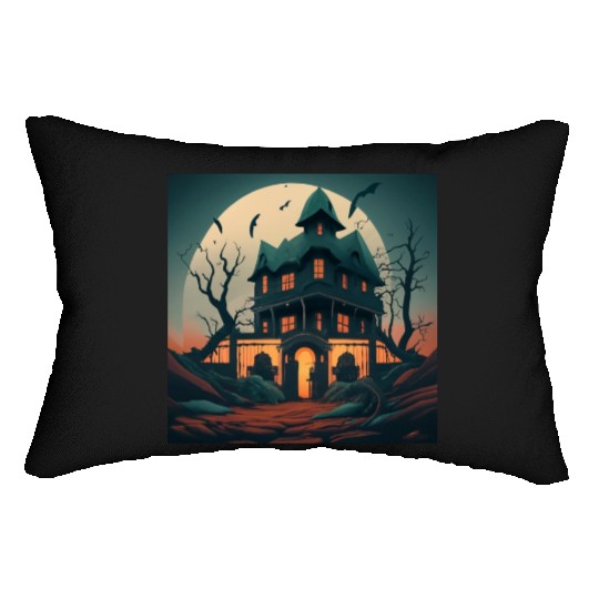 Haunted House Lumbar Pillows