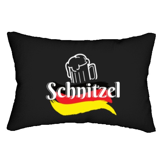 Schnitzel Germany Food Lumbar Pillows