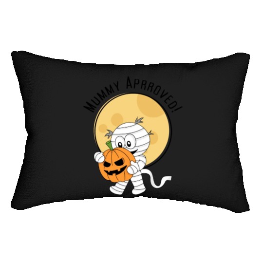 Mummy Approved! Halloween Spooky Mummy Lumbar Pillows