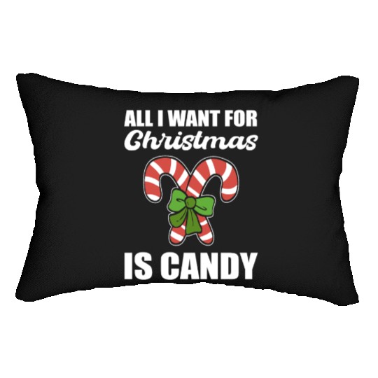 Is Candy Christmas Person Gift Lumbar Pillows