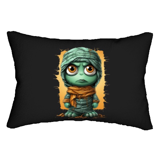 Halloween Spooky Cartoon Mummy Lumbar Pillows