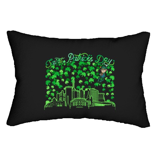 Saint Patrick's Day Stuttgart Germany Lumbar Pillows