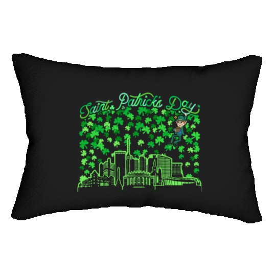 Saint Patrick's Day Stuttgart Germany Lumbar Pillows