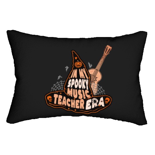 In My Spooky Music Teacher Era Witch Lumbar Pillows