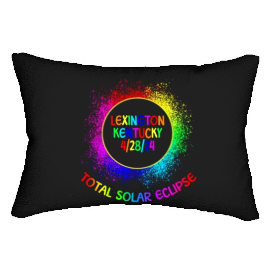 Total Solar Eclipse Lexington Kentucky 4/28/24 Kid Lumbar Pillows