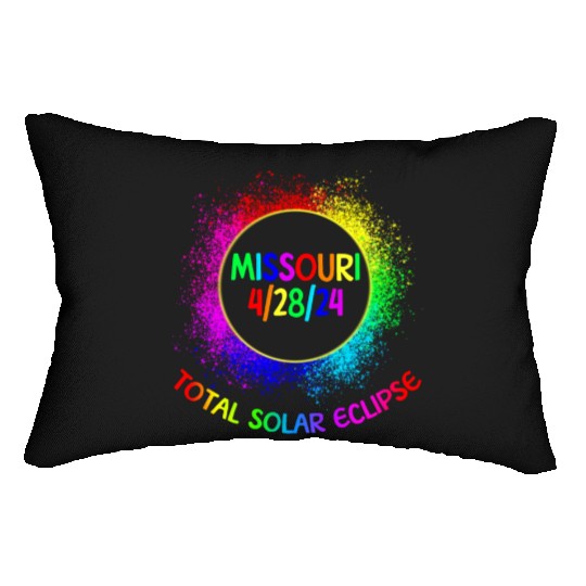 Total Solar Eclipse Missouri 4/28/24 Kids Eclipse Lumbar Pillows