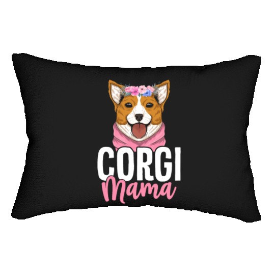 Corgi Mama Lumbar Pillows