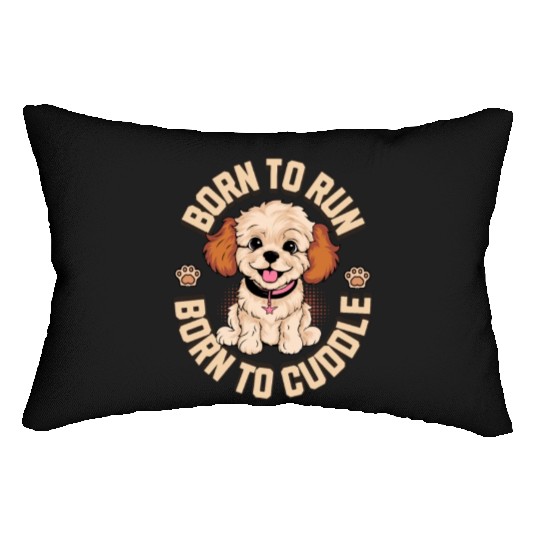 Born to Run Born to Cuddle Lumbar Pillows