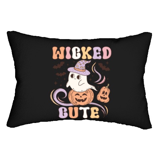 Wicked Cute Halloween: Spooky Charm and Cuteness Lumbar Pillows