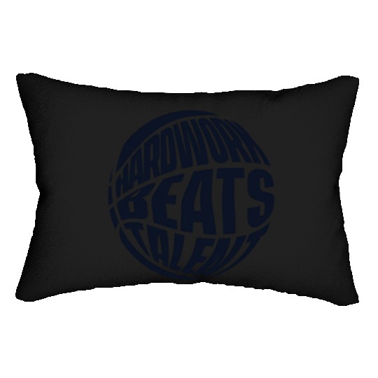 Hardwork Beats Talent Lover Pro Player Basketball Lumbar Pillows