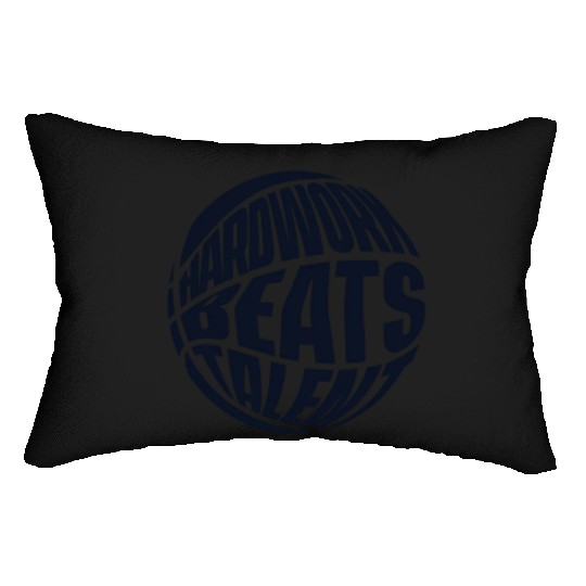 Hardwork Beats Talent Lover Pro Player Basketball Lumbar Pillows